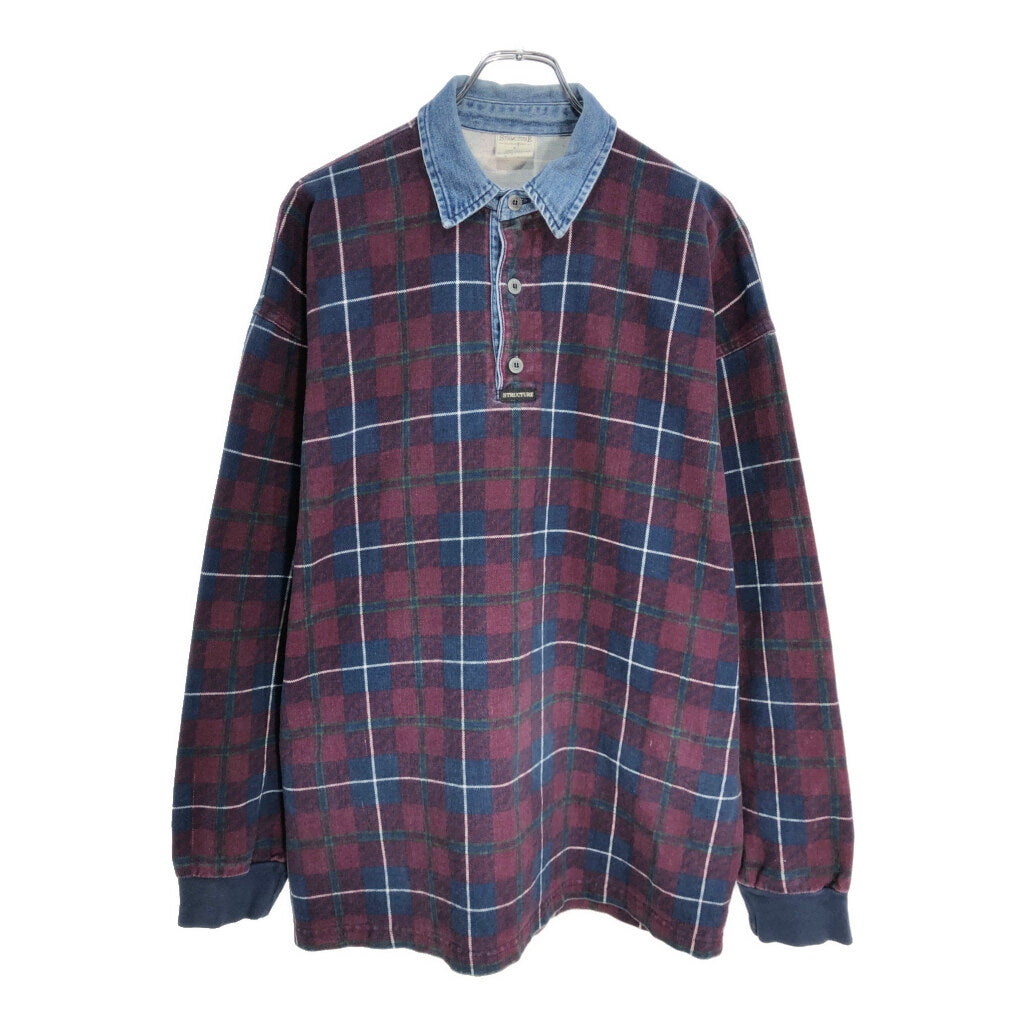 90s STRUCTURE Polo Shirt