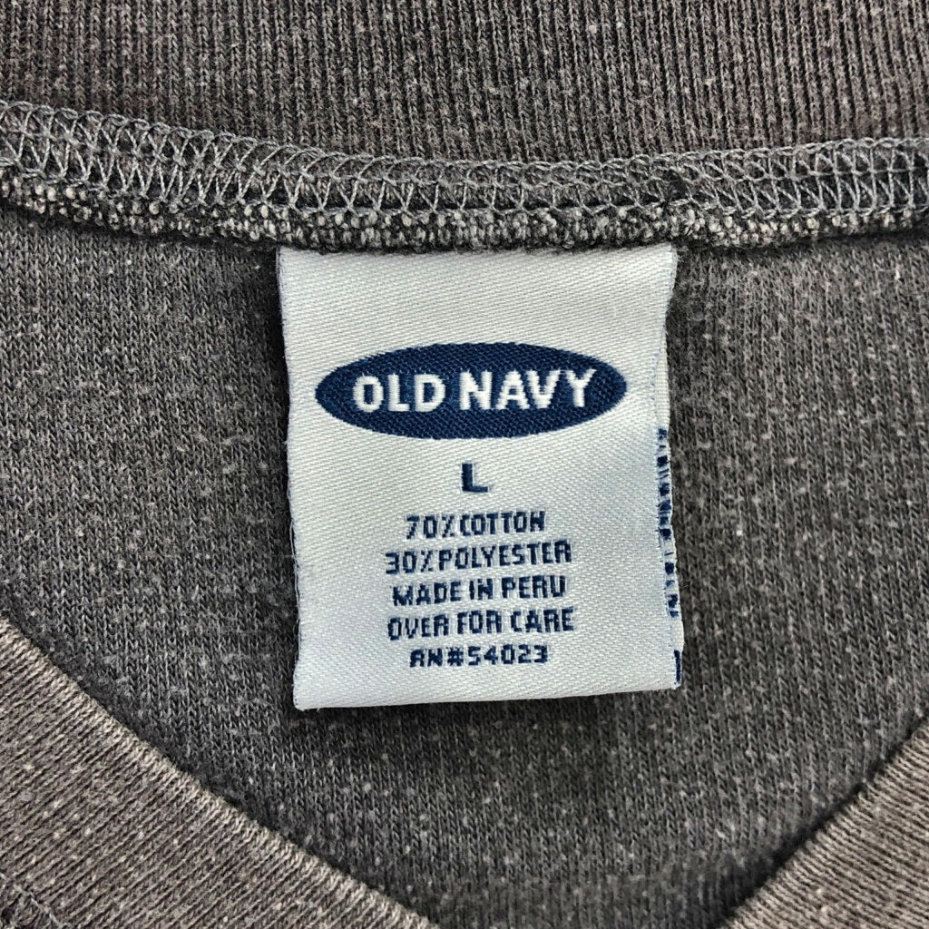 00s OLD NAVY Plain Long Sleeve T-Shirt
