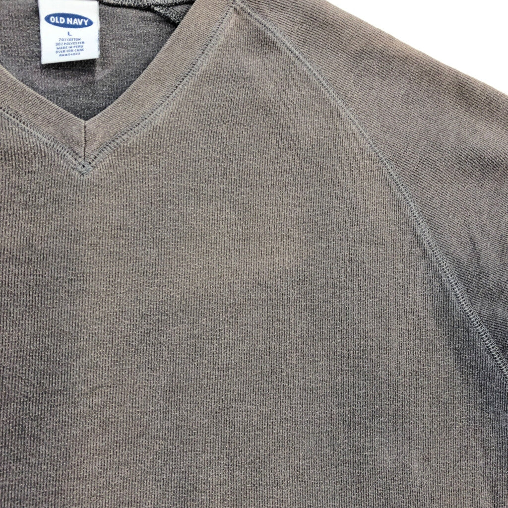 00s OLD NAVY Plain Long Sleeve T-Shirt