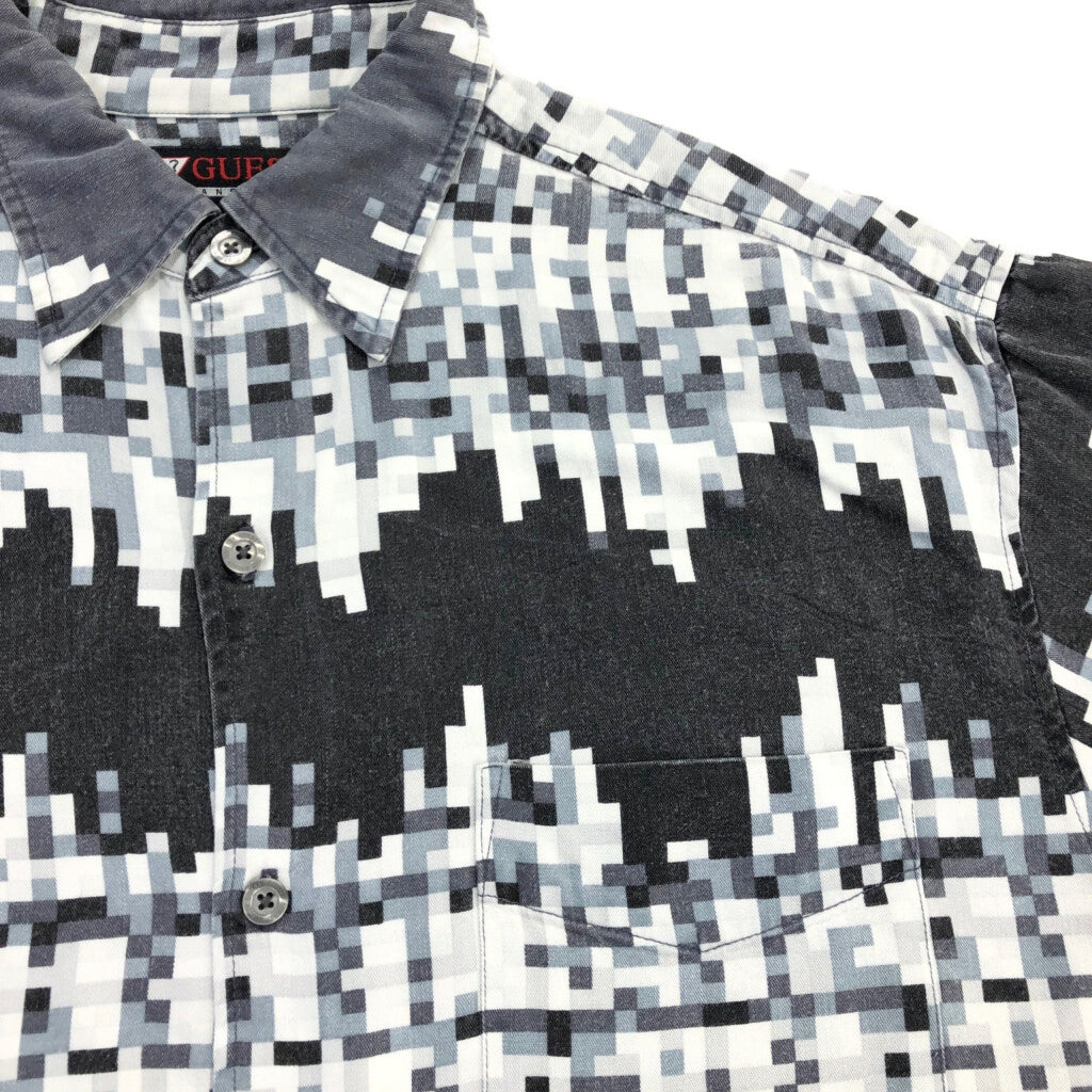 00s GUESS JEANS Patterned Shirt