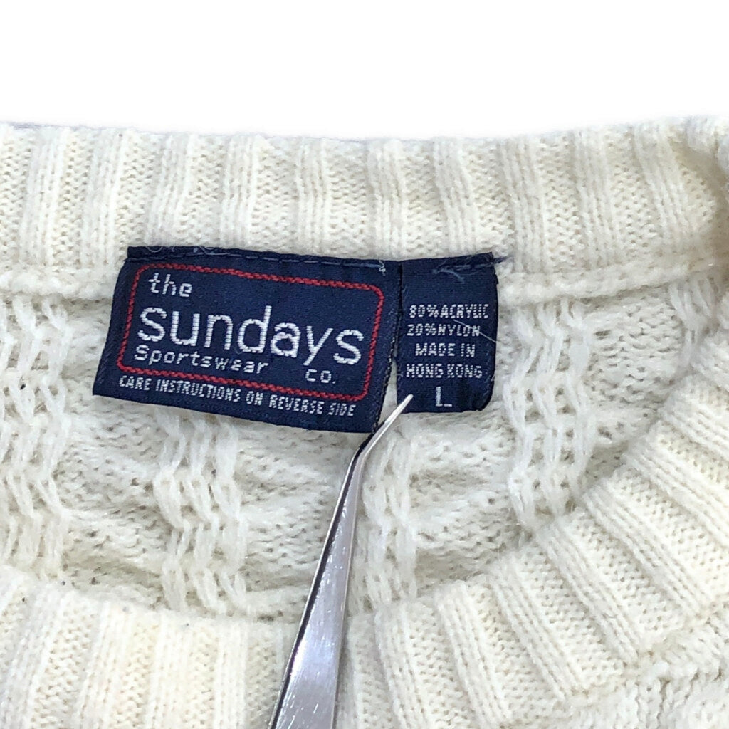 90s THE SUNDAYS SPORTSWEAR CO. Crewneck Sweater