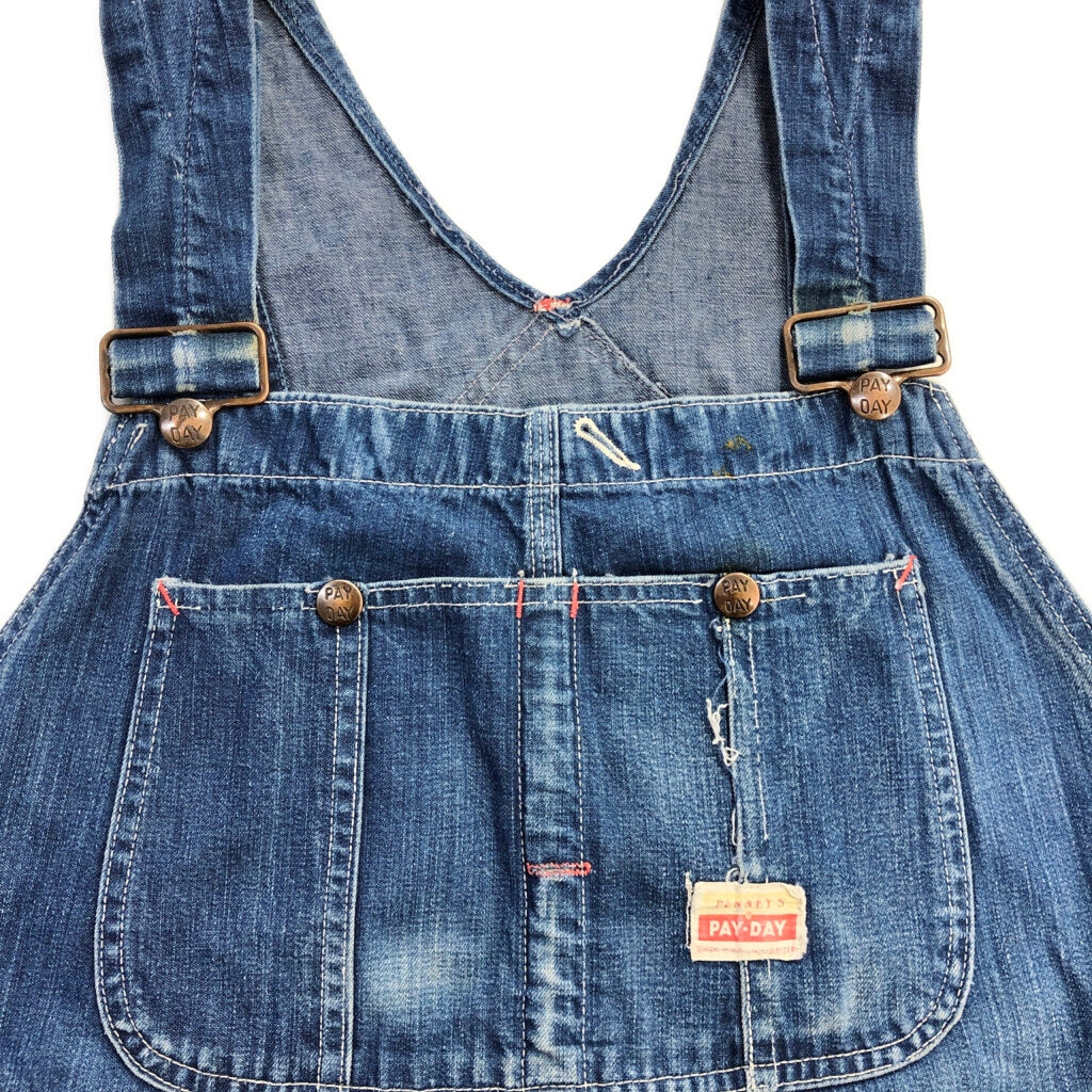 60s PAY-DAY ペイデイ Denim Overall