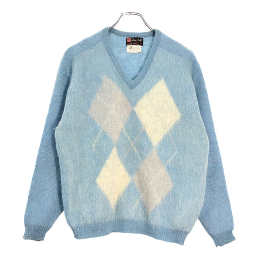 60s Shag-A-Mo V-Neck Sweater