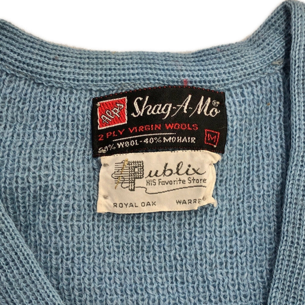 60s Shag-A-Mo V-Neck Sweater