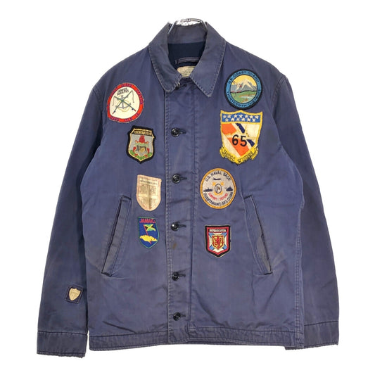 60s U.S.NAVY Utility Jacket Full Patch
