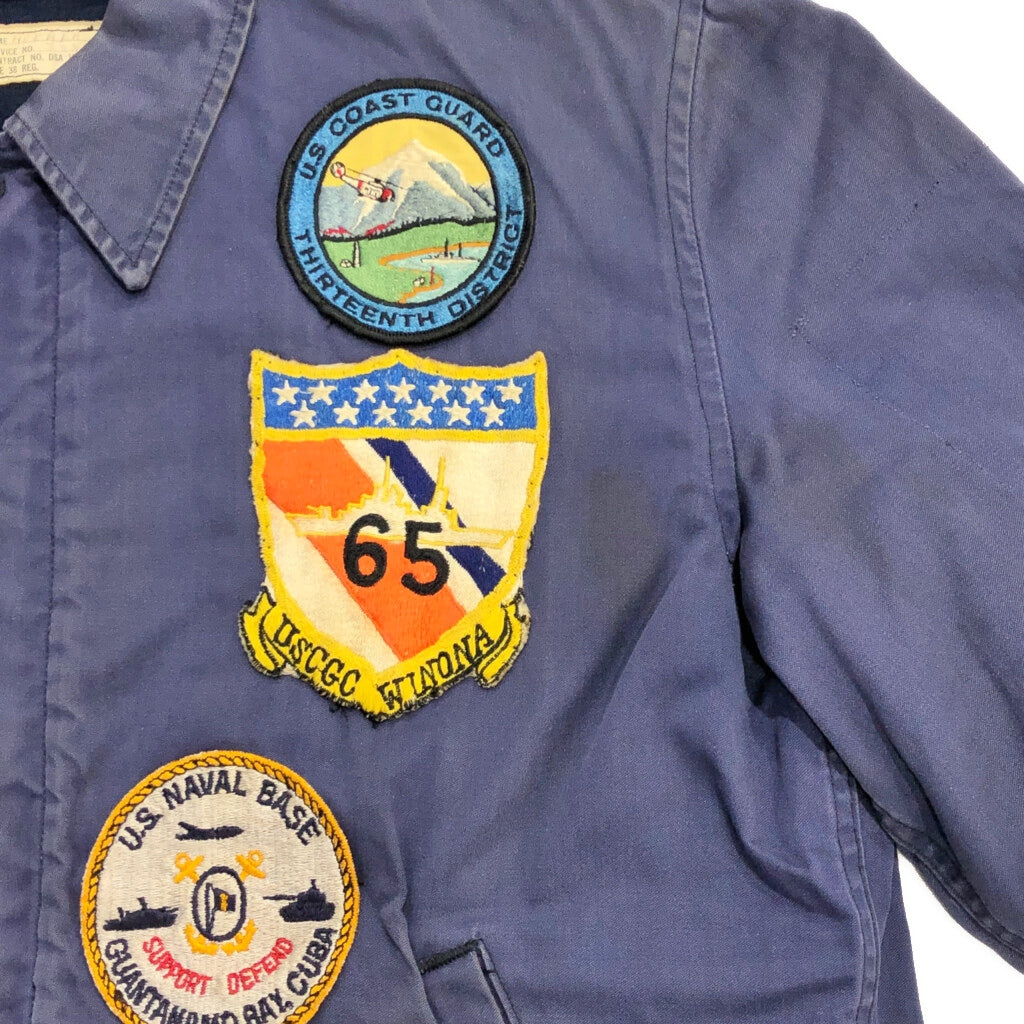 60s U.S.NAVY Utility Jacket Full Patch