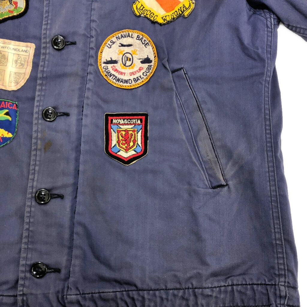 60s U.S.NAVY Utility Jacket Full Patch