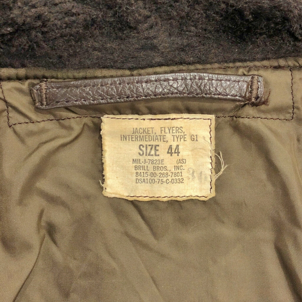 70s U.S.AIRFORCE G-1 Flight Jacket Military Jacket
