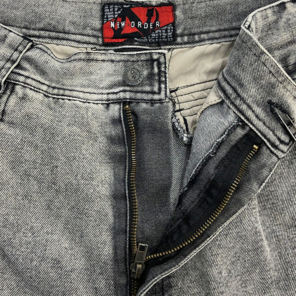 New Order Denim Cargo Pants
