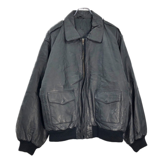 00s BURK'S BAY A-2 Flight Leather Jacket