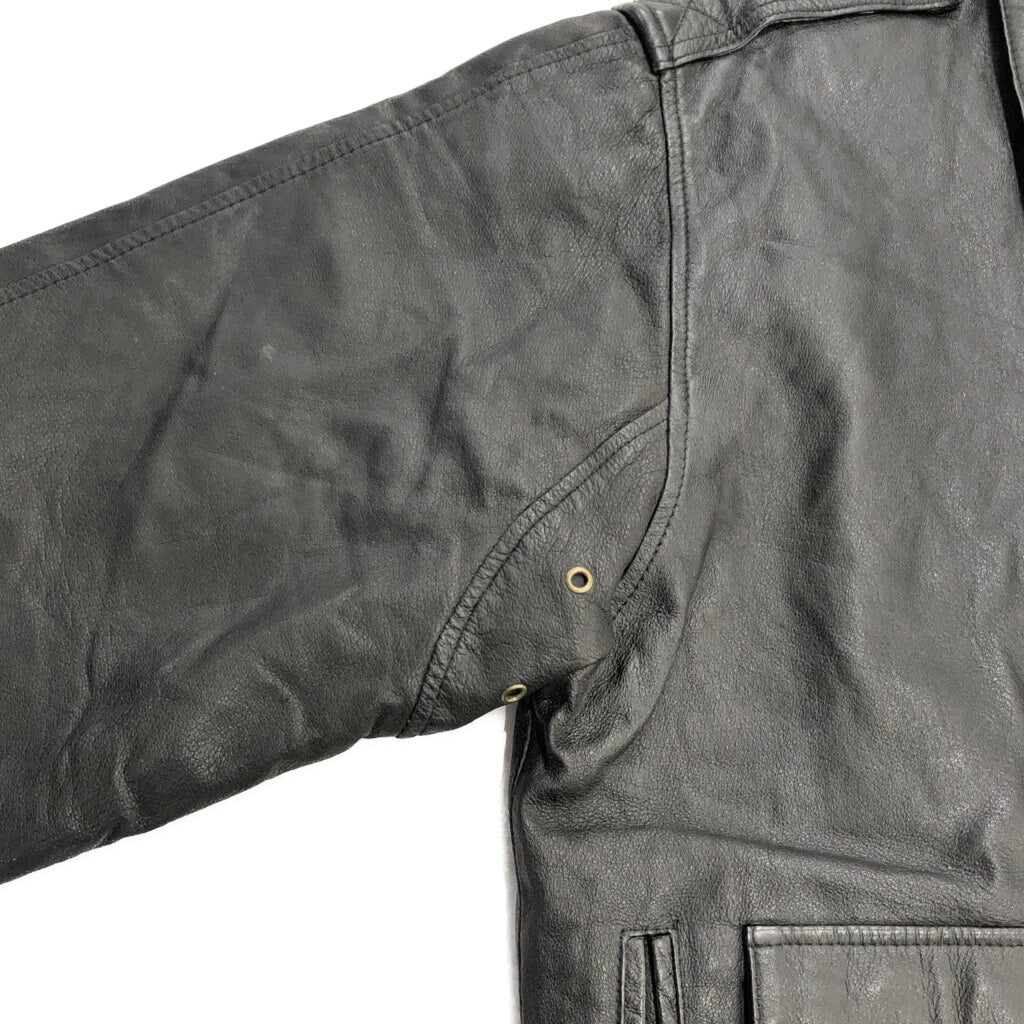 00s BURK'S BAY A-2 Flight Leather Jacket