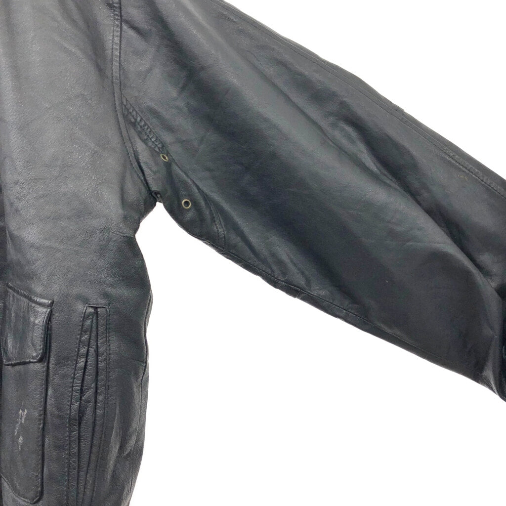 00s BURK'S BAY A-2 Flight Leather Jacket
