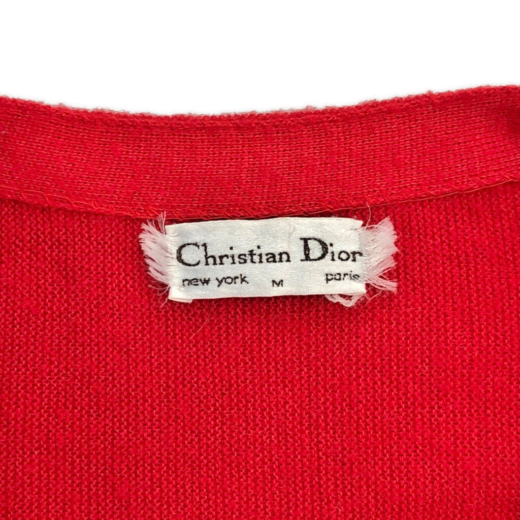 80s Christian Dior Plain Cardigan