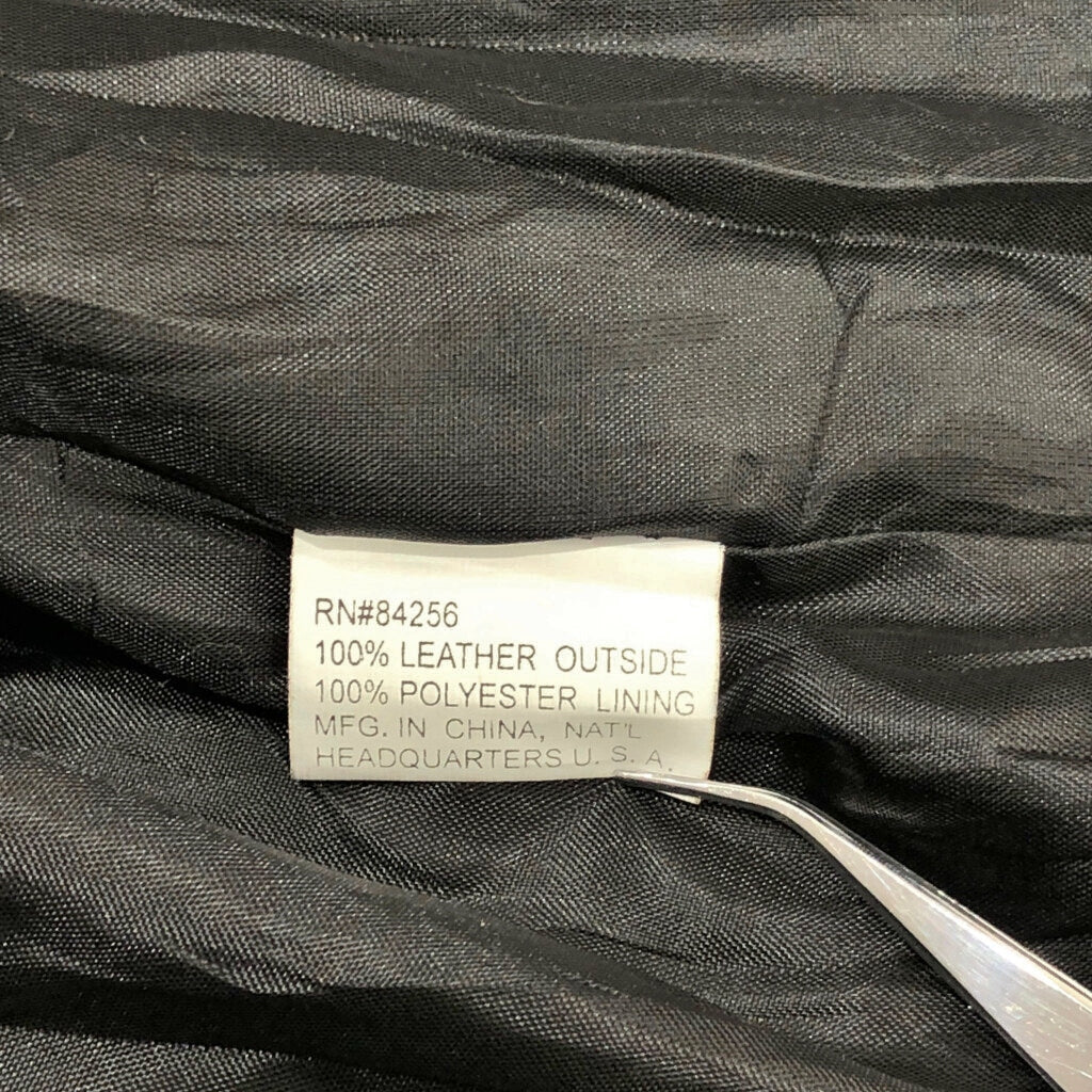 DIAMOND PLATE BUFFALO LEATHER Double Riders Leather Jacket