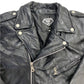 DIAMOND PLATE BUFFALO LEATHER Double Riders Leather Jacket