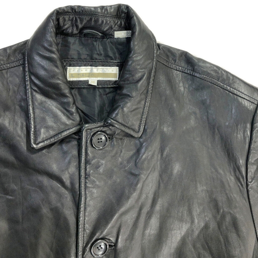 90s PERRY ELLIS Leather Jacket