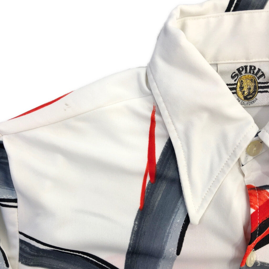 80s SPIRIT OF CALFORNIA Patterned Shirt