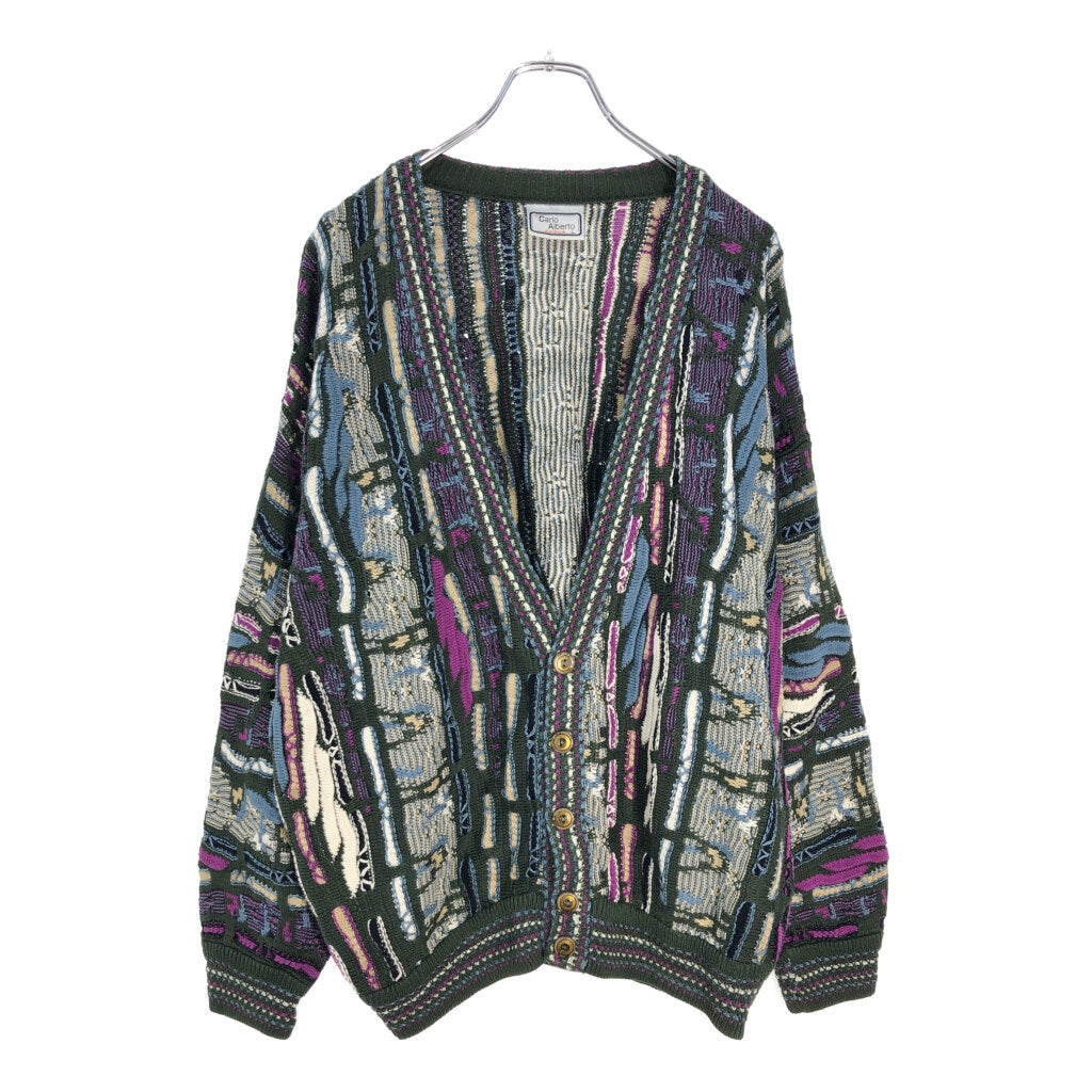 90s Carlo Alberto Patterned Cardigan