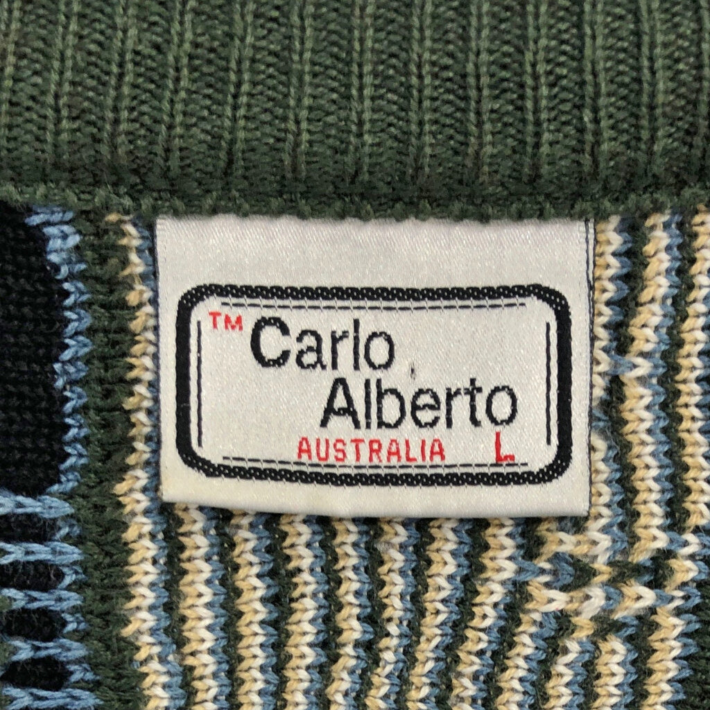 90s Carlo Alberto Patterned Cardigan