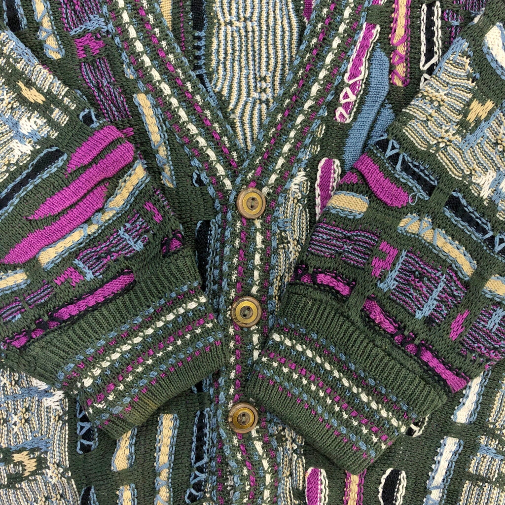 90s Carlo Alberto Patterned Cardigan