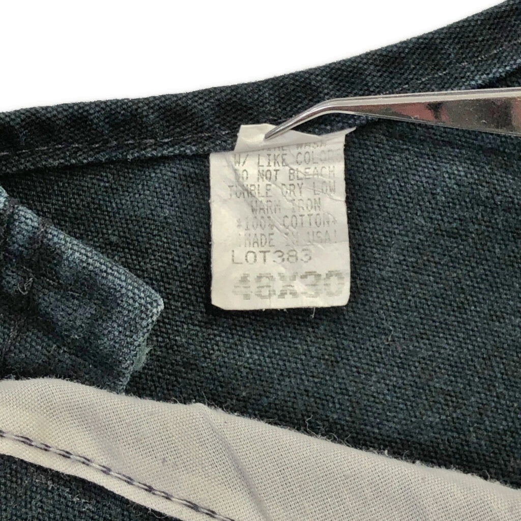 ROUND HOUSE Duck Double Knee Bib Overall Duck Overall