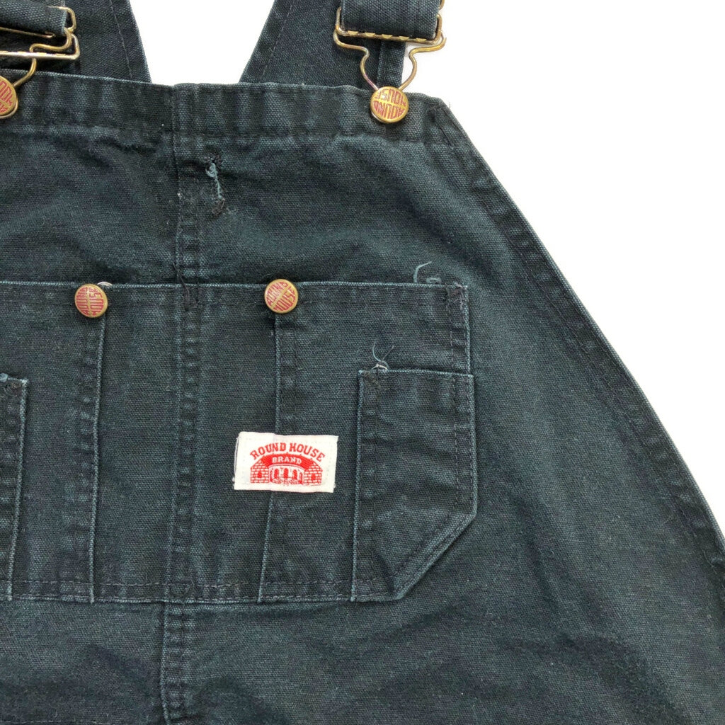 ROUND HOUSE Duck Double Knee Bib Overall Duck Overall