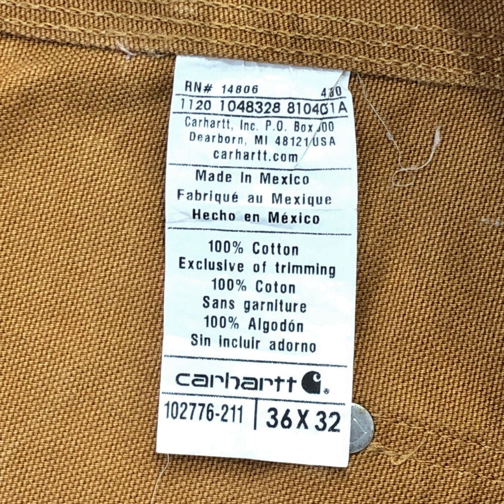 Carhartt Duck Double Knee Bib Overall Duck Overall