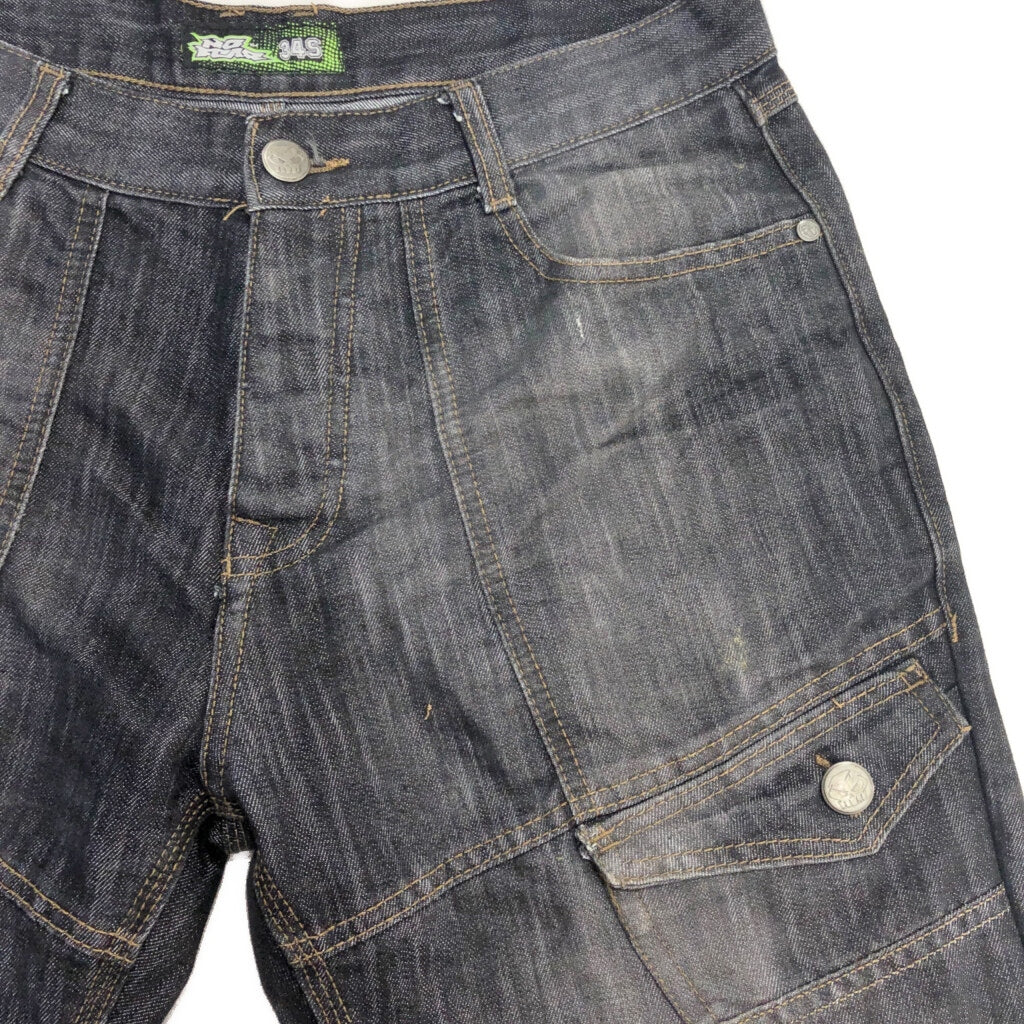 00s NO FEAR Denim Cargo Pants