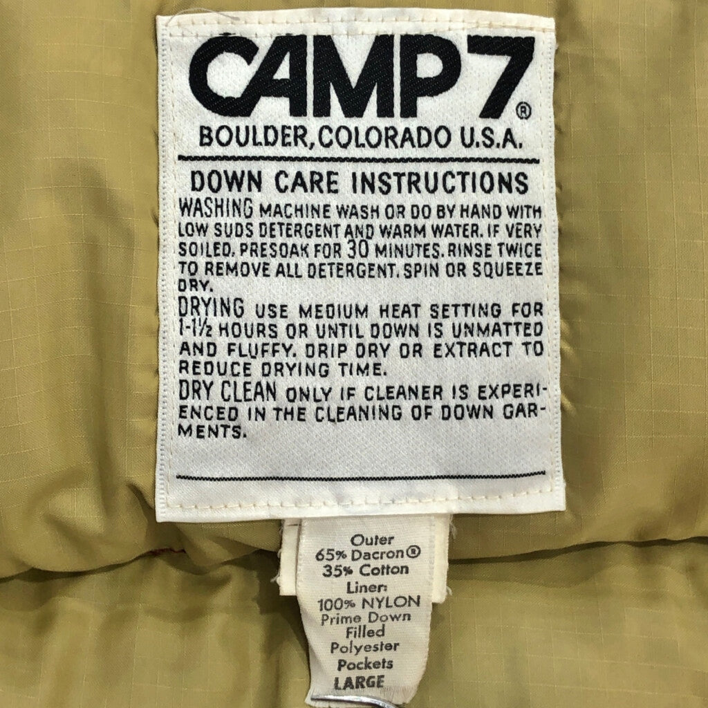 70s CAMP7 Down Vest
