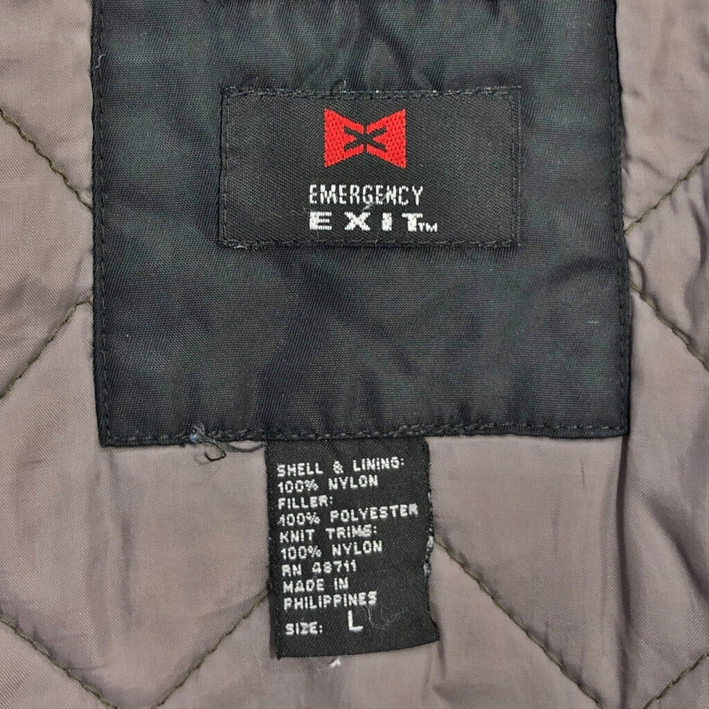 90s EMERGENCY EXIT MA-1 Flight Jacket Military Jacket