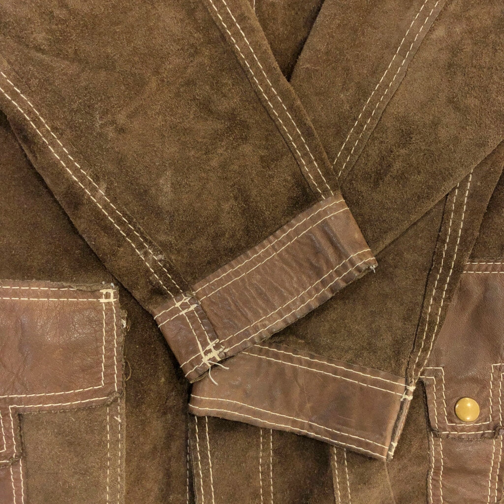 70s MONTGOMERY WARD Leather Jacket