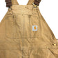 00s Carhartt Duck Double Knee Bib Overall Duck Overall