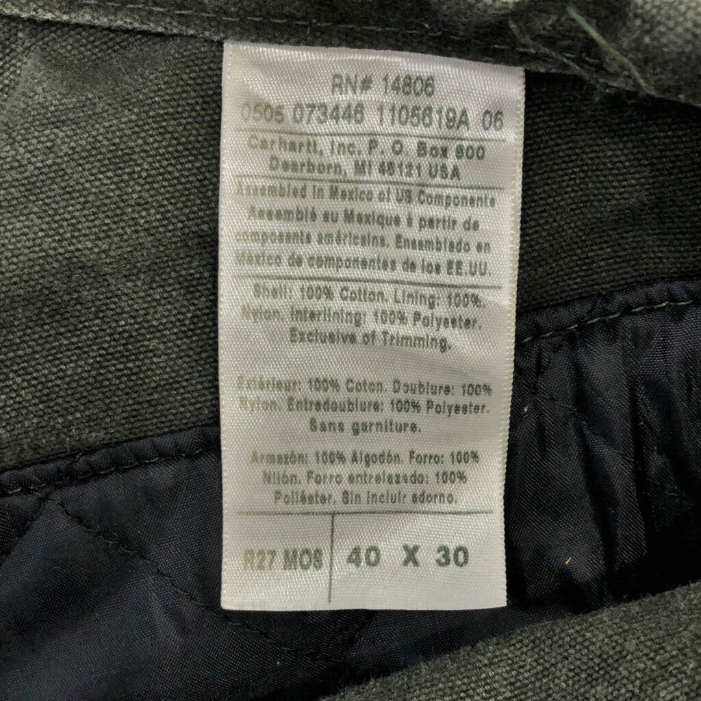 Carhartt Duck Double Knee Bib Overall Duck Overall