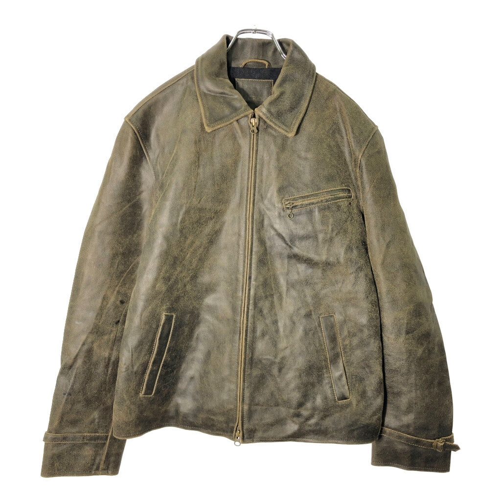 00s J.CREW Leather Jacket