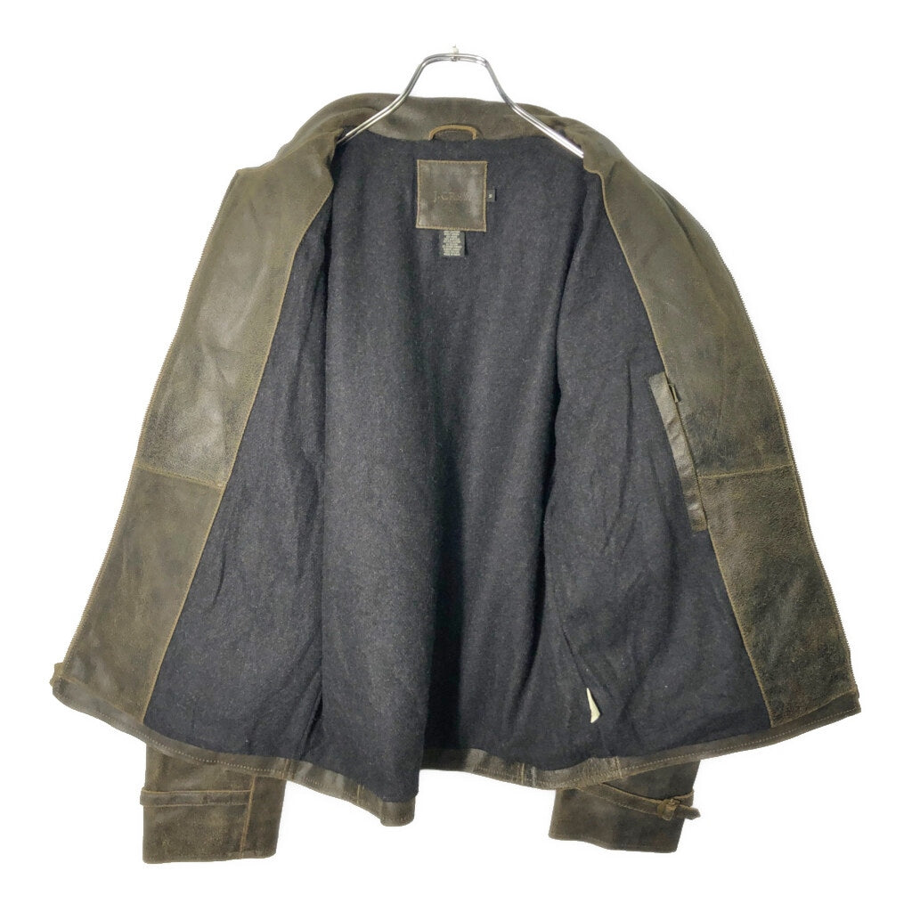 00s J.CREW Leather Jacket