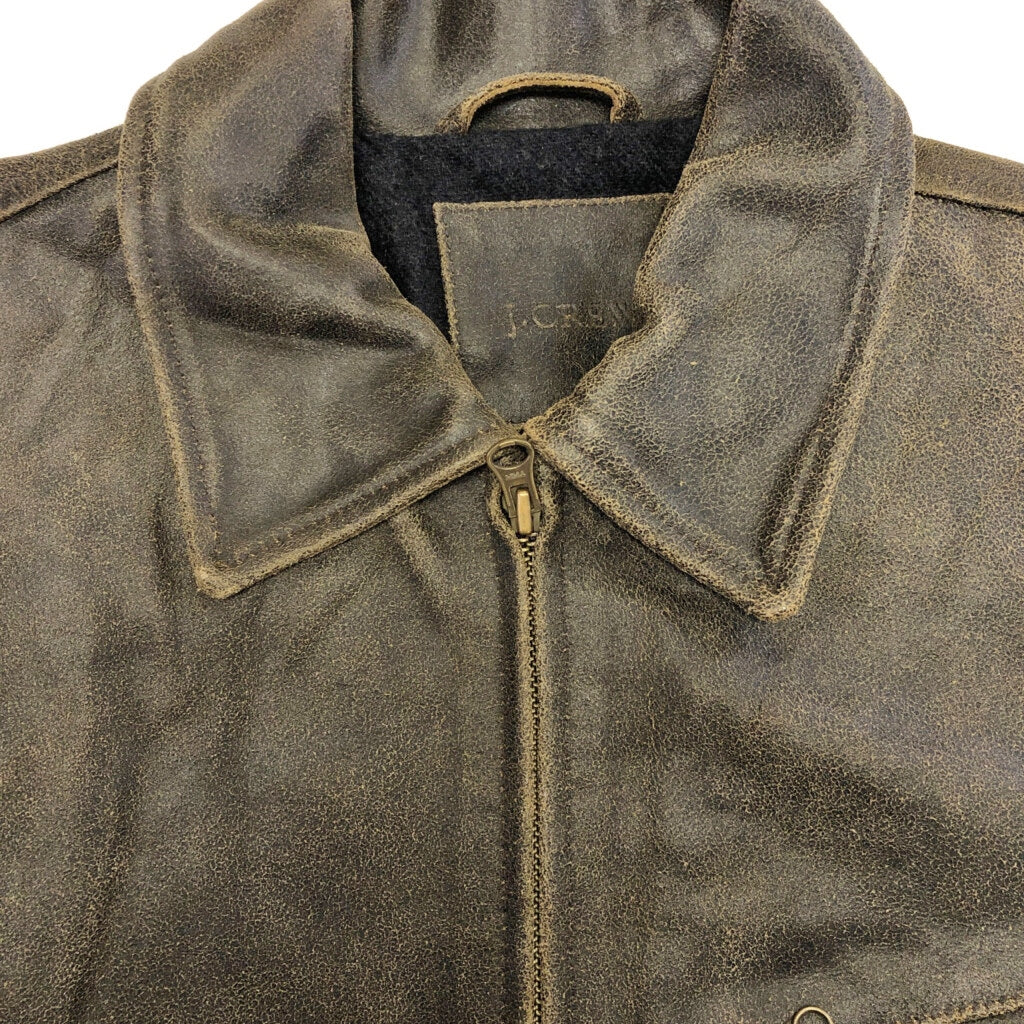 00s J.CREW Leather Jacket