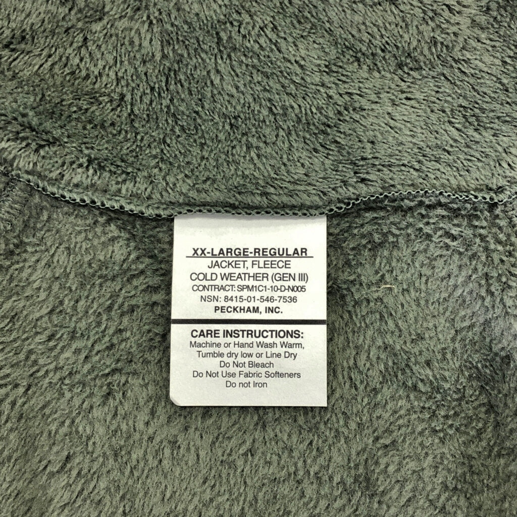 U.S. ARMY ECWCS GEN3 Level3 Fleece Jacket Military Jacket