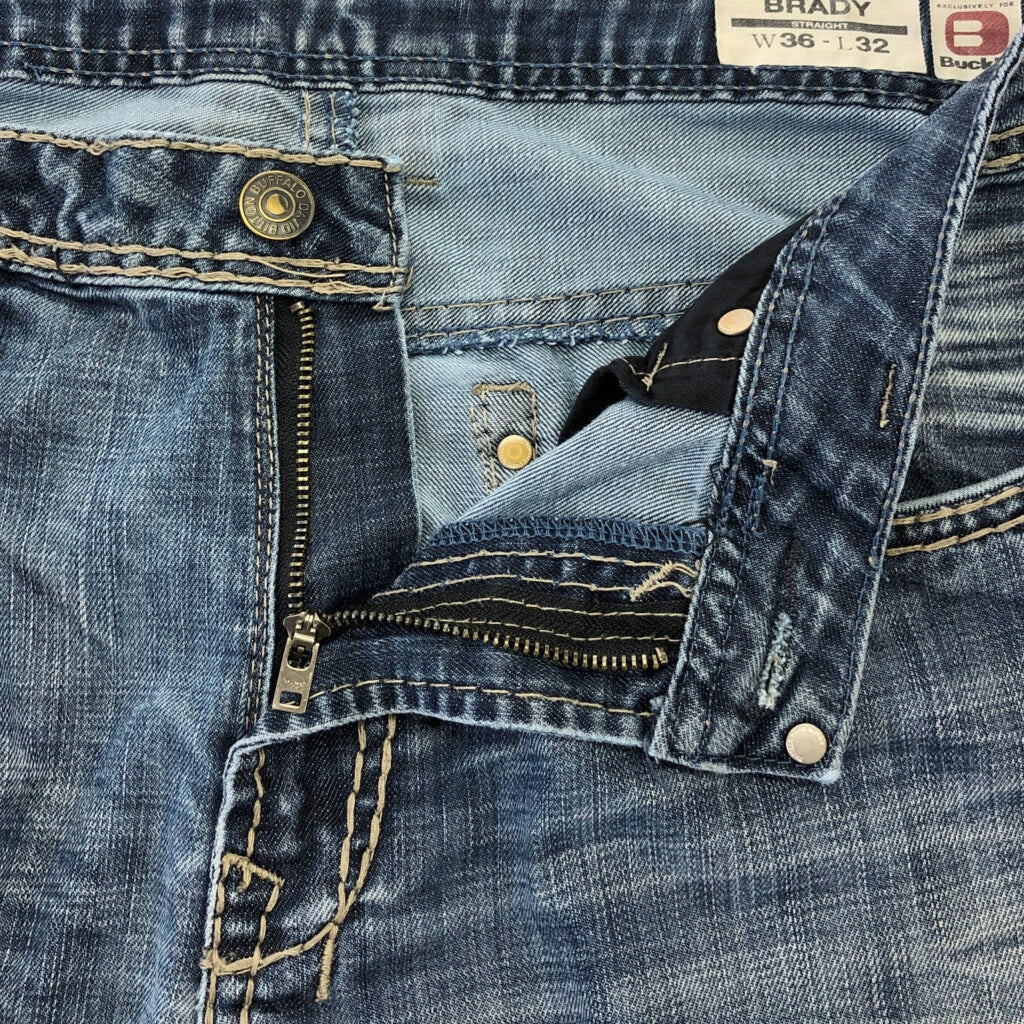 Buckle Denim Pants