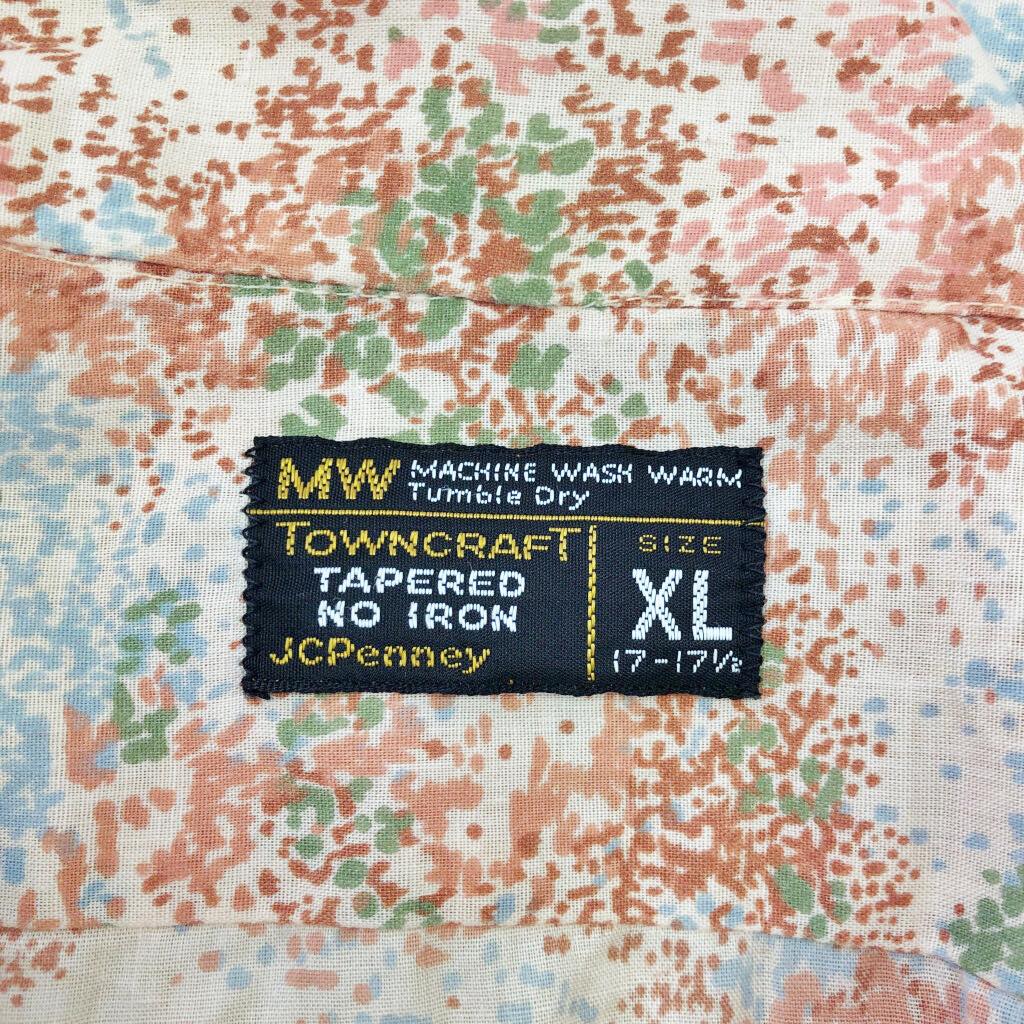 70s TOWNCRAFT Patterned Shirt