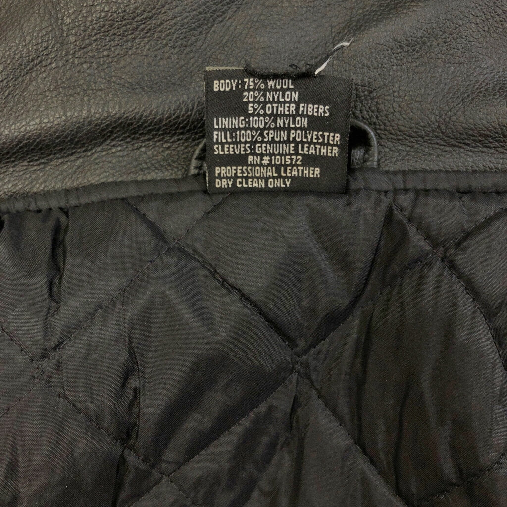 90s WHITE BEAR Stadium Jacket