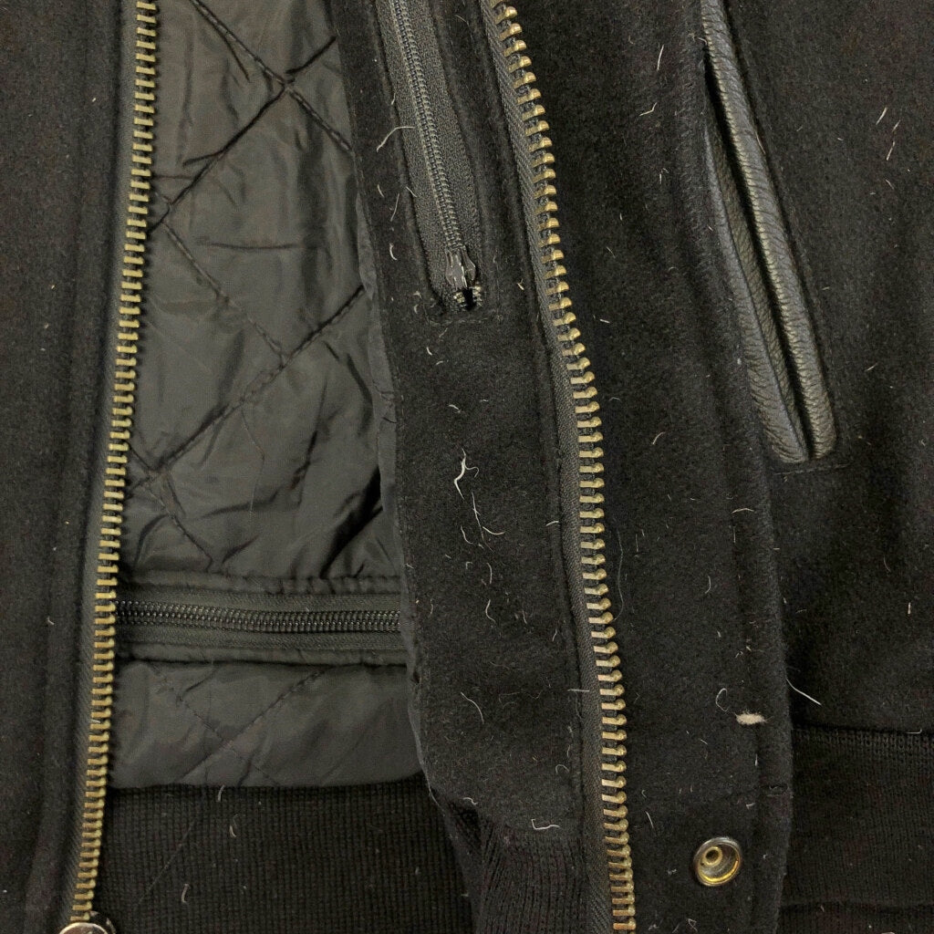 90s WHITE BEAR Stadium Jacket