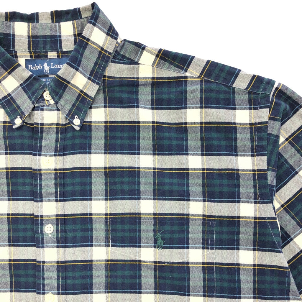 90s RALPH LAUREN BIG SHIRT Check Shirt