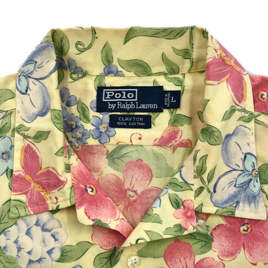 90s Polo by Ralph Lauren CLAYTON Open Collar Shirt