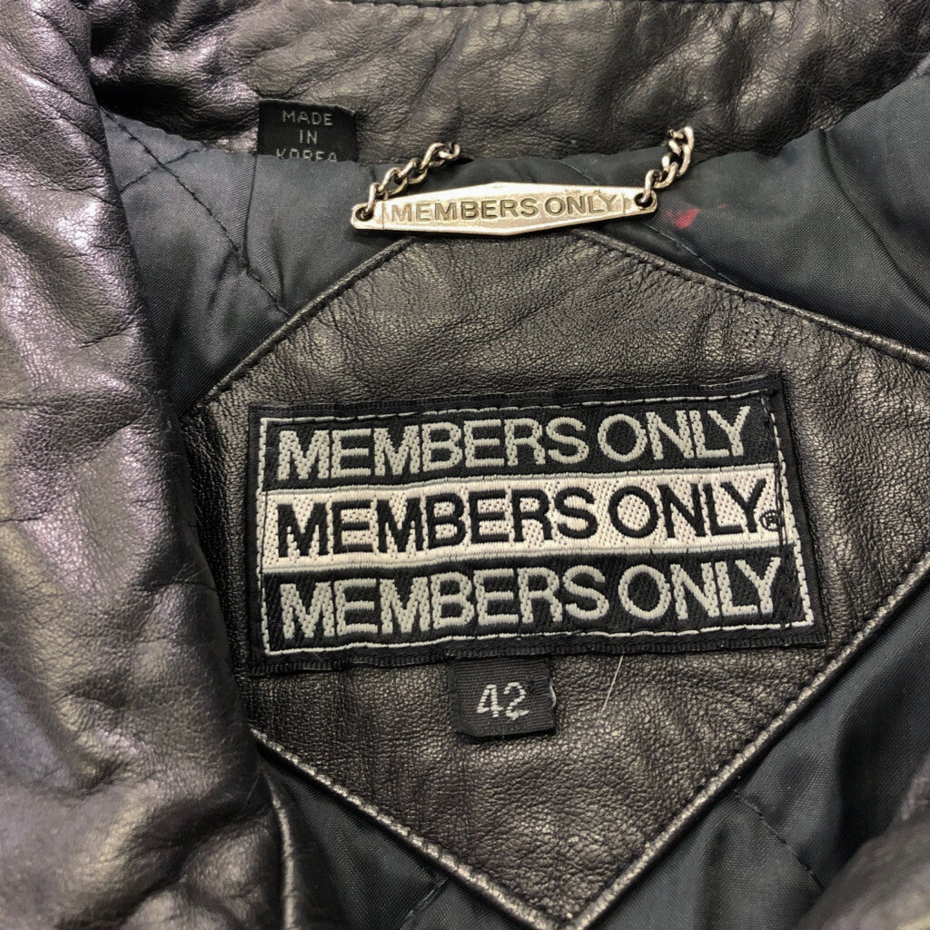 90s MEMBERS ONLY Leather Jacket