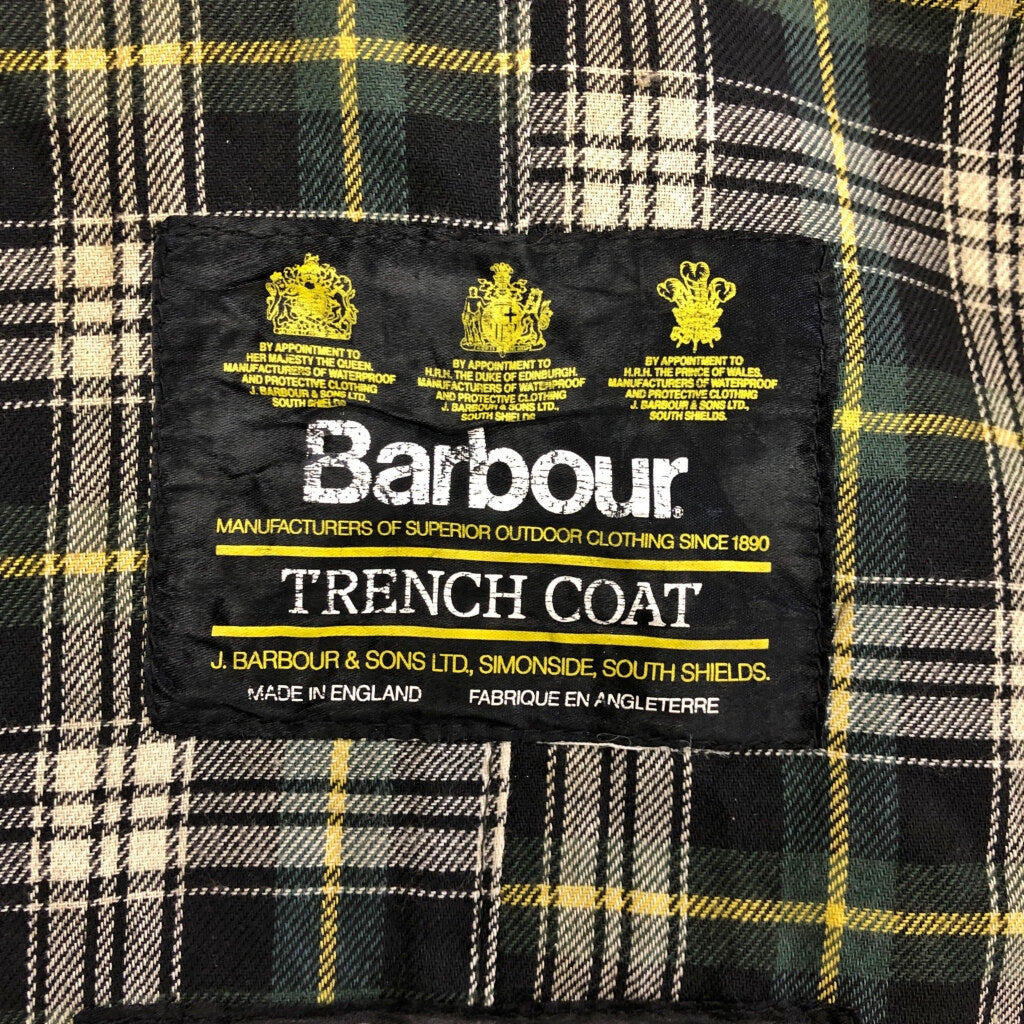 90s Barbour Trench Coat