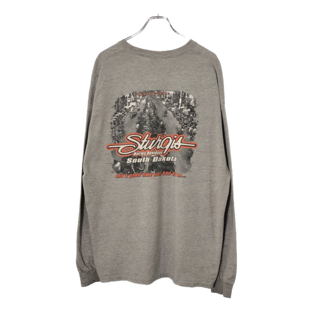 00s HARLEY DAVIDSON Motorcycle Long Sleeve T-Shirt