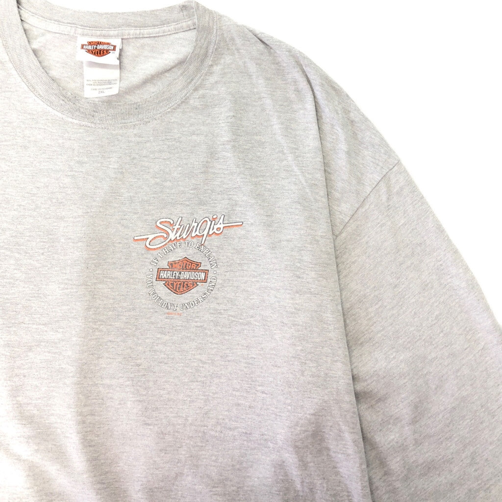 00s HARLEY DAVIDSON Motorcycle Long Sleeve T-Shirt