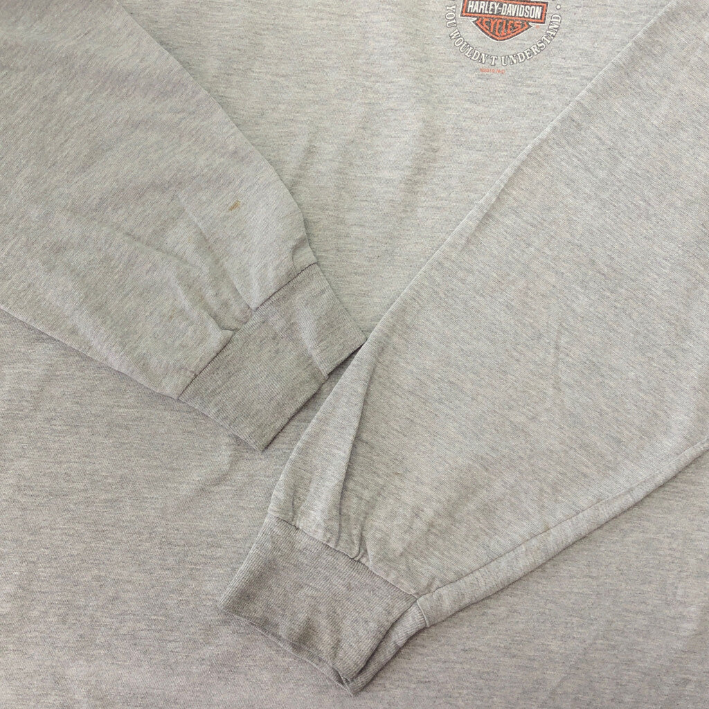 00s HARLEY DAVIDSON Motorcycle Long Sleeve T-Shirt