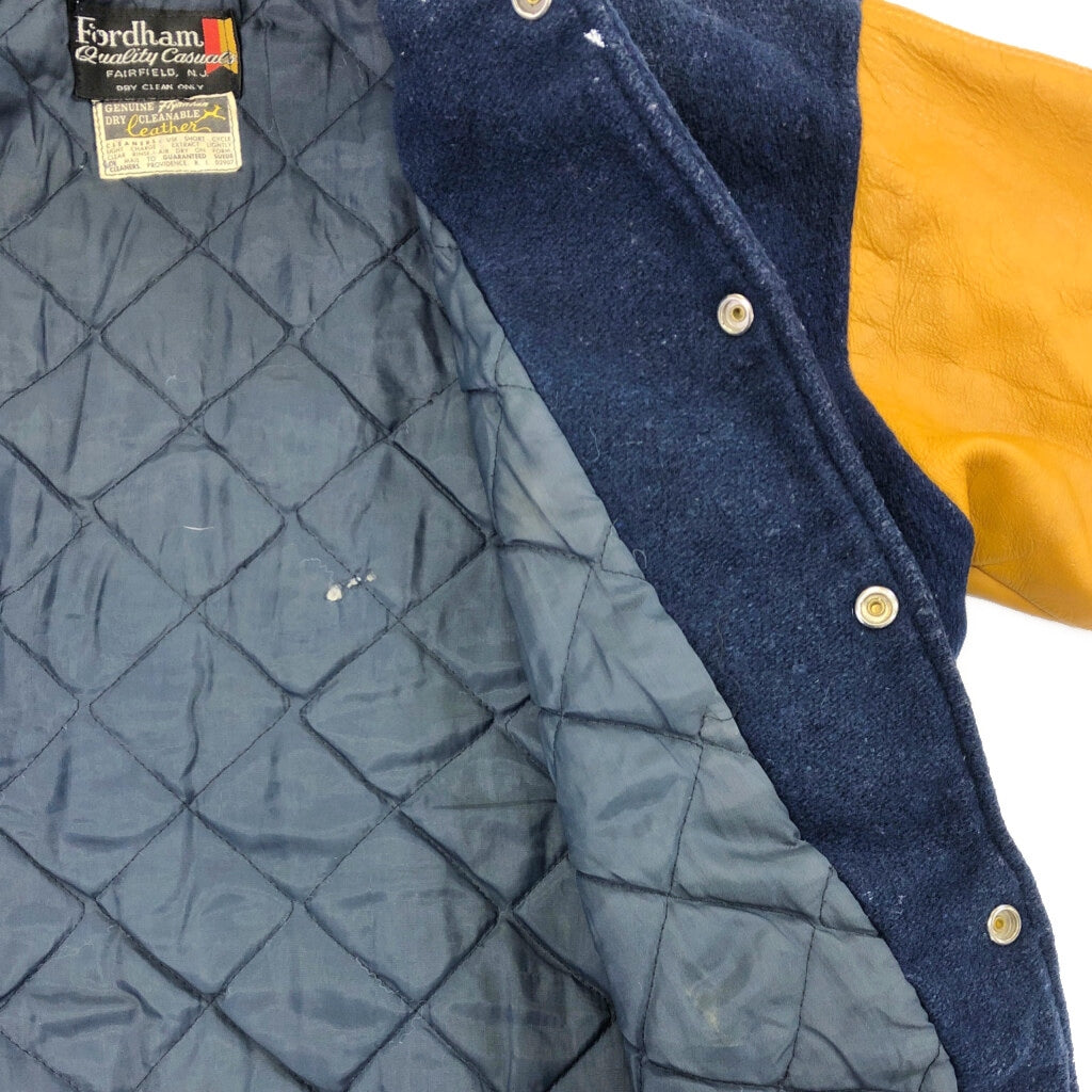70s Fordham Quality Casuals Varsity Stadium Jacket