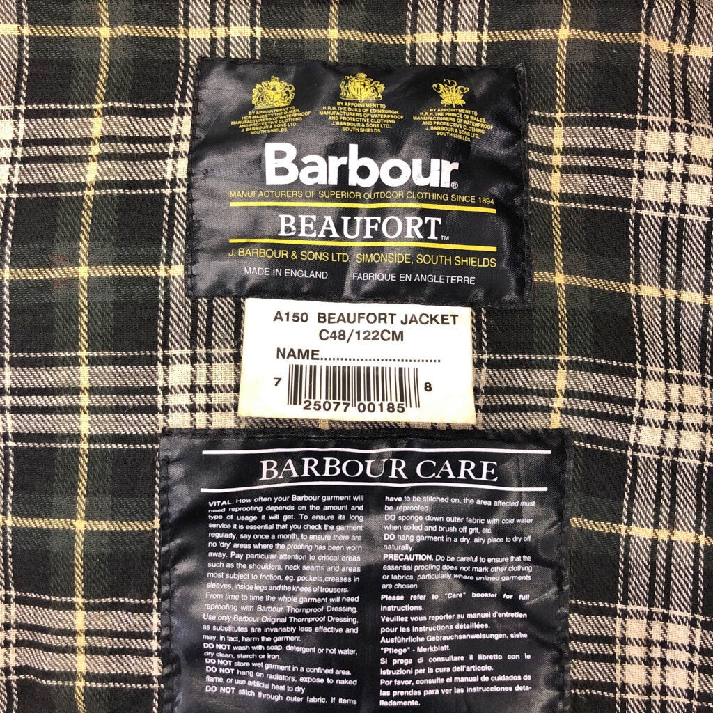 90s Barbour BEAUFORT Oiled Jacket